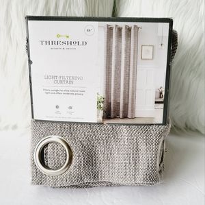 Light Filtering Curtain 54"×84" One Panel Threshold